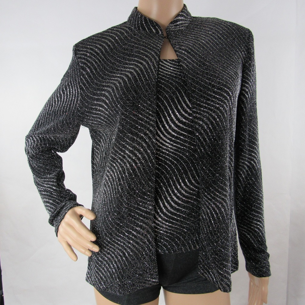 Blonde Nites 2 Piece Prom Top Sleeveless Cardigan
